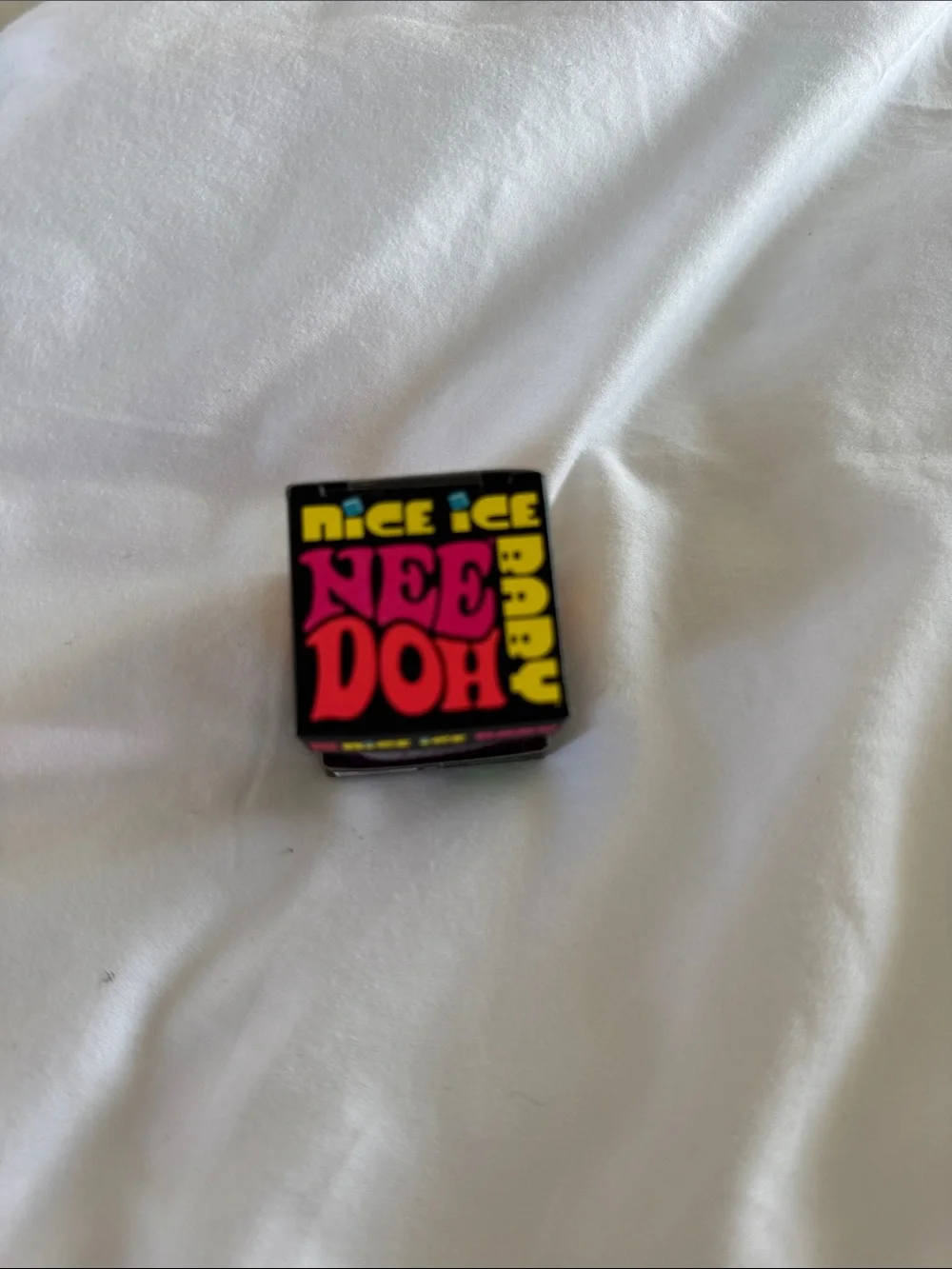 Needoh nice ice baby purple squish toy NIB